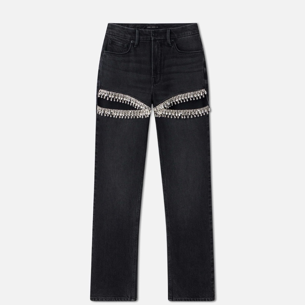 Good American Icon Straight Diamond Jeans
